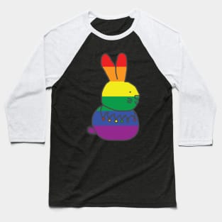 Bunny Rabbit Pride Baseball T-Shirt